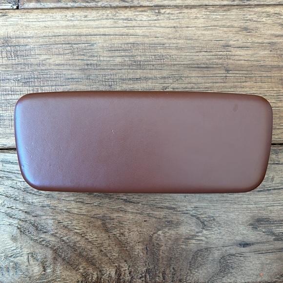 Longchamp Paris Glasses Sunglasses Case Brown Clamshell - Picture 4 of 4